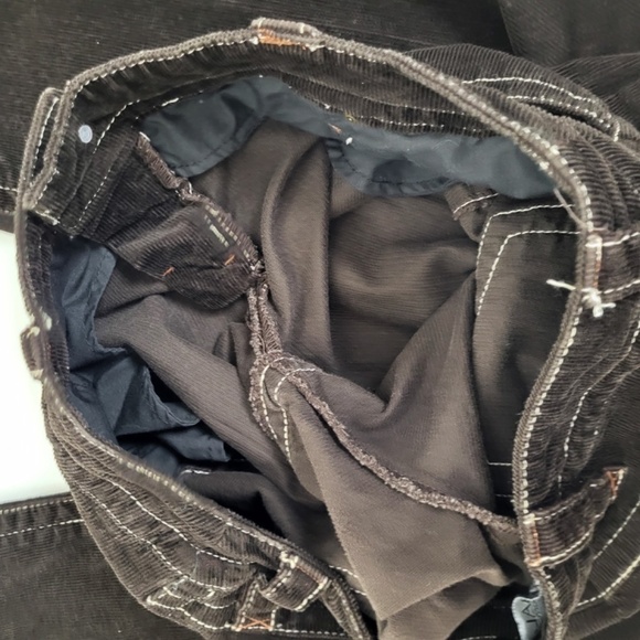 *Free With Purchase* Y2K Corduroy low rise capri's pants velvet - Picture 4 of 7